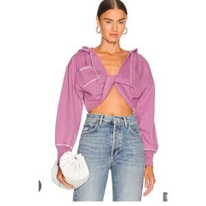 Lovers + Friends Stella Pullover Sweatshirt Hoodie Size Medium